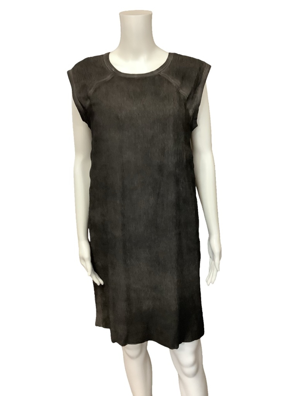 Helmut Lang Knee Length Sleeveless Dress Size: L